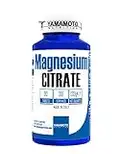 Yamamoto Nutrition Magnesium CITRATE integratore che apporta 450mg di magnesio in forma citrata 90 compresse