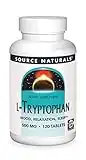 Source Naturals L-Tryptophan, for Mood, Relaxation, and Sleep*, 500mg - 120 Tablets