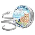 SEGMINISMART Collier Anti Puces pour Chat,Collier Anti-Puces et Anti-Tiques pour Chats,Ajustable et Imperméable,8 Mois de Protection pour Chat