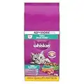 WHISKAS Dry Cat Food With Real Tuna, 2 kg bag