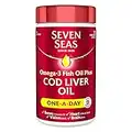 Seven Seas Omega-3 FISH Oil Plus Cod Liver Oil, 120 Capsules