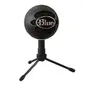 Logitech for Creators BlueSnowball iCE USB Microphone for PC, Mac, Gaming, Recording, Streaming, Podcasting, with Cardioid Condenser Mic Capsule, Adjustable Desktop Stand&USB cable, Plug&Play – Black