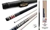 Champion Gator GA1 Pool Cue Stick with Low Deflection Shaft, Pool Glove, Same As Predator 314 Taper, Retail Price: MSRP $160 (12.75 mm, 21 oz, Black Case)