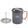 widesea Cafetière de Camping à Piston 750 ml – Presse française – Léger et portable – Pour voyage, randonnée, bivouac