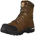 Carhartt Men's Ruggedflex Safety Toe Work Boot, Dark Brown Oil Tanned, 9 Wide