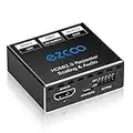 HDMI Splitter 1x1 Audio Extractor 4K 60Hz Atmos CEC EDID/Down-Scale/HDCP Switch Fit Various Video- SPDIF 5.1CH Optical Toslink,Stereo Audio Breakout, HDMI Repeater Digital De-embedder Decoder EX11PRO