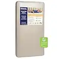 Kolcraft BabyPedic Bubbie Extra Firm 80 Coil Waterproof Baby Crib Mattress and Toddler Mattress Greenguard Air Quality Certified (Amazon Exclusive) - Made in USA, 52"x28"