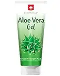 SwissMedicus Gel d'Aloe Vera - 200 ml - Naturel, Visage - Cheveux et corps - Idéal pour les réparations des coups de soleil - Éruptions cutanées - Extrait de jus 100% Aloe Vera, 200ml