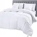 Utopia Bedding Comforter Duvet Insert - Quilted Comforter with Corner Tabs - Box Stitched Down Alternative Comforter (Queen, White)