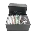 EZTAT2 100 Pcs Revolution Tattoo Cartridge Needles Assorted 3RL 5RL 7RL 5RS 7RS 7M1 9M1 11M1 9CM 15CM with 2 Aluminum Grips Mixed Tattoo Needles for Rotary Pen Machine Supply