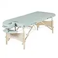 Master Massage Paradise Portable Massage Table-Folding Spa Bed-Foldable Beauty Facial Lash Tattoo Bed for Salon Use-Lightweight Wooden Massage Bed-28 Inch Wide