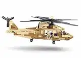 Sluban Military Blocks Army Bricks Toy – Black Hawk Helicopter (M38-B0509)