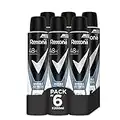 Rexona Invisible Desodorante Aerosol Antitranspirante para hombre Ice  200ml - Pack de 6