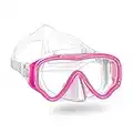 WACOOL Teens Junior Kids Snorkeling Diving Scuba Swim Swimming Mask Anti-Fog Coated Glass Diving Anti-Splash (Kids,Pink)