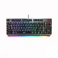 ASUS ROG Strix Scope NX TKL | 80% Gaming Mechanical Keyboard, ROG NX Red Linear Switches, Detachable Cable, Stealth Key, Aura Sync, Programmable Macros, Aluminum Top