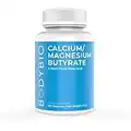 BodyBio Postbiotic - Butyrate Supplement | Butyric Acid + Calcium + Magnesium | Highly Bioavailable | No Fillers | No Additives | Vegetarian-friendly | 100 Capsules