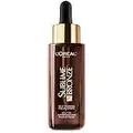 L'Oreal Paris Sublime Bronze Self Tanning Facial Drops with Hyaluronic Acid, Gradual Tan, Fragrance-Free, 1 fl. Oz