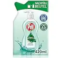 Pril Stark & Natürlich Apfelblüte & Aloe Vera Geschirrspülmittel 420 ml, Spülmittel sensitiv mit hoher Fettlösekraft, Spülmittel Nachfüllbeutel, Blauer Engel-zertifiziert