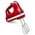 KitchenAid KHM512ER 5-Speed Hand Mixer, Empire Red