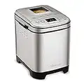 Cuisinart Bread Maker Machine, Compact and Automatic, Customizable Settings, Up to 2lb Loaves, CBK-110P1, Silver,Black