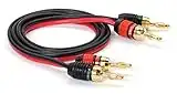 MutecPower Ultra-Serie Lautsprecherkabel 16 Gauge mit Dual Color Pro Series Bananen Stecker 2m hoch Strand GRAF Kupfer (OFC) Baumaschinen - 2 Meter