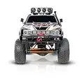 LAEGENDARY RC Crawler - 4x4 Offroad Crawler Remote Control Truck for Adults - RC Car, RC Rock Crawler, Fast Speed, Electric, Hobby Grade Car - 1:10 Scale, Brushed, Red - Orange