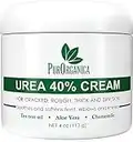 PurOrganica Urea 40% Foot Cream - Corn, Callus and Dead Skin Remover - Moisturizer & Rehydrater - For Thick, Cracked, Rough, Dead & Dry Skin - For Feet, Elbows and Hands - Made in USA