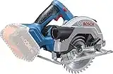 Bosch Professional 06016A2200 Scie Circulaire Sans-Fil GKS 18 V-57 (sans Batterie, 18 V, Profondeur de Coupe à 90° : 57 mm, Carton) Bleu 57 mm, Bleu