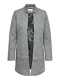 Only Onlsoho Coatigan Noos TLR Giubbotto, Grigio (Light Grey Melange), 42 (Taglia Produttore: Small) Donna