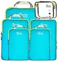 SUITEDNOMAD Compression Packing Cubes Set,Ultralight Travel Organizer Bags