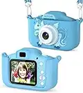 ASTGMI Juguetes de cámara para niños para niños y niñas, 1080P HD Camara Fotos Infantil, cámara Fotos niños, cumpleaños de para niños de 3 4 5 6 7 8 9 10 años, con Tarjeta SD de 32 GB