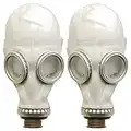 Oldshop Gas Mask GP5 (2 Pack) - Soviet Russian Military Gasmask REPLICA Collectable Item - Authentic Look (M, Grey)