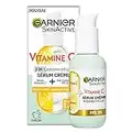 Garnier - Sérum Crème 2-en-1 - Hydratation & Éclat - Enrichi en Vitamine C - Pour les Peaux Ternes & Fatiguées - 50 ml