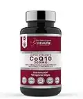 Ubiquinone Coenzyme Q10 300mg Softgel Capsules, 120 Super Strength Vegan Friendly Naturally Fermented High Absorption CoQ10 Capsules Made in The UK to GMP Standards – by The Intelligent Health