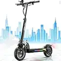 HITWAY Electric Scooter 10" for Adults, Powerful Motor 500W, 30KM Long Range,Max Speed 25KM/H,Folding Scooter,Three Speed Modes with LCD Screen for Adults