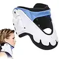 Neck Support Brace, Universal Collar Cervical Traction Device Adjustable Neck Protection Spine Fixation Correction Injuries Pain Relief Home Use