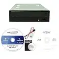 Digital Pioneer BDR-212V 16X Blu-ray DVD CD Internal Burner Drive Bundle with Free 25GB BD-R + Software + SATA Cable + Mounting Screws