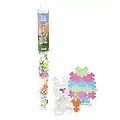 Plus Plus - Mini Maker Tube - Bunny - 70 Piece, Construction Building Stem / Steam Toy, Interlocking Mini Puzzle Blocks for Kids