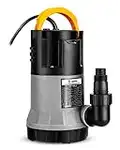 DEKOPRO Submersible Water Pump 1HP 3302GPH 750W Utility Pump Portable Electric Water Transfer Pump for Swimming Pool Tub Garden Pond with 16-Foot Cord