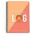 Workout Planner for Daily Fitness Tracking & Goals Setting (A5 Size, 6” x 8”, Peachy Pink), Men & Women Home & Gym Training Diary by Workout Log Gym