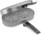 Palmer Pizzelle Maker Classic - Make 2 Delicious Pizzelles In Half The Time Required By Hand Irons - 120 Volts, 800 Watts - Made in the USA