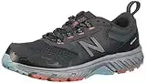 New Balance Women's 510 V5 Trail Running Shoe, Gunmetal/Wax Blue/Wax Blue, 5