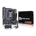 ASUS ROG CROSSHAIR X670E GENE, Scheda Madre Gaming micro-ATX, AMD AM5, DDR5, PCI 5.0, Intel 2.5Gb Ethernet, WiFi 6E (802.11ax), ROG Supreme 7.1 Surround, 3xM.2, 4xSATA 6GB/s, Aura Sync RGB, Nero