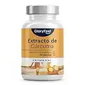 Cúrcuma 17.000mg - Extracto al 95% Cúrcuma orgánica con pimienta negra - El contenido de curcumina de UNA cápsula equivale a 17.000mg de curcuma