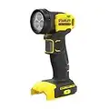 Stanley FATMAX Lampe torche Sans Fil 18V Lithium Ion Equipée de 3 LEDs 140 lumens Sans Batterie ni Chargeur Gamme FATMAX V20 SFMCL020B-XJ