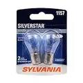 SYLVANIA - 1157 SilverStar Mini Bulb - Brighter and Whiter Light, Ideal for Daytime Running Lights (DRL) and Reverse Lights (Contains 2 Bulbs)