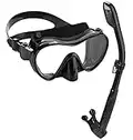 Phantom Aquatics Italian Design Boutique Collection - Scuba Mask and Snorkel | Snorkeling Gear for Adults Includes Adult Diving Mask and Dry Snorkel for Adults