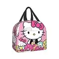 Val Pasco Lunch Box Large Capacity Lunch Bag Cute Insulated Bento Lunch Box for Boys Girls Women Adult
