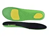 riemot Unisex Orthotic Sport Insoles Full Length Inner Soles with Arch Support, Metatarsal and Heel Cushion for Plantar Fasciitis Relief Black Red EU 44-45