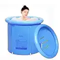 Inflatable Portable Bathtub Ice Bath Tub foldable bathtub plastic Bath Tub Portable Soaking Tub Inflatable Spa tub bathing tub For Adult Bathroom Foldable tub Adult size Large size